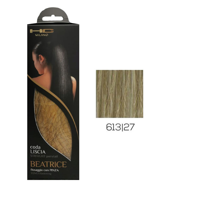 HC MILANO Coda Liscia Beatrice Fissaggio Con Pinza Colore 613/27