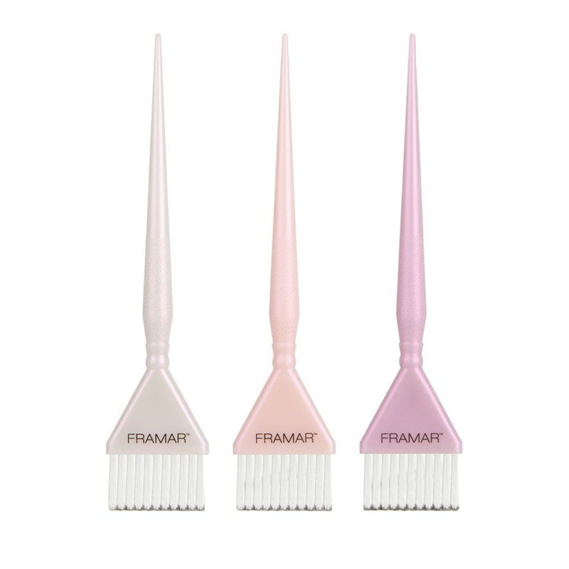 FRAMAR Color Brush Glazed Donut Triple Set 3pz