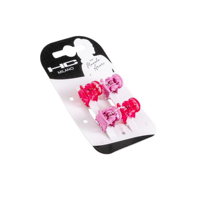 HC MILANO Pinzetta Micro Girl Pink & Fucsia 4pz