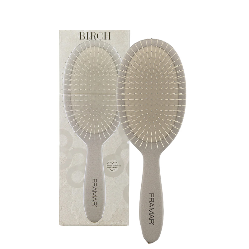 FRAMAR Detangle Brush Sage Neutral Birch