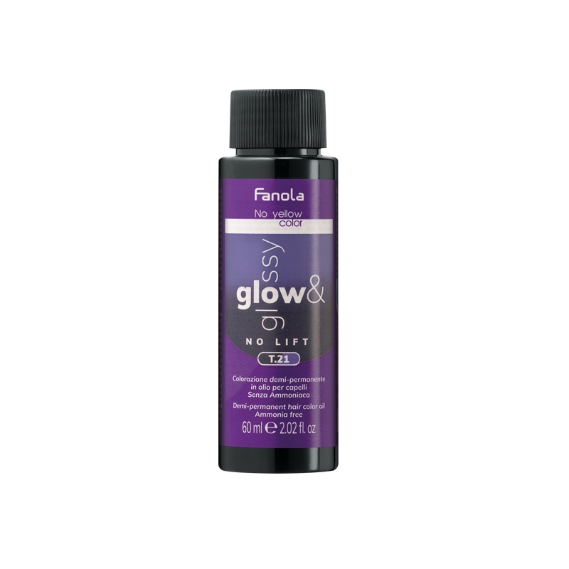 FANOLA Glow&Glossy Toner in Olio T.T.21 VIOLA CENERE 60ML