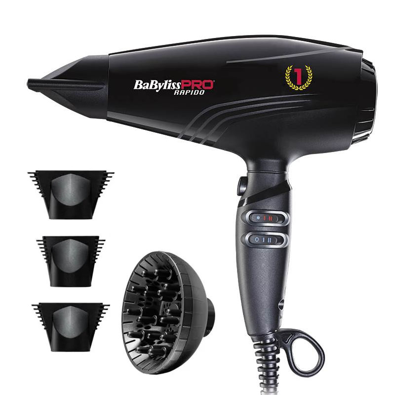 BABYLISS Pro Professional Asciugacapelli Rapido Ionic 2200w BAB7000IE