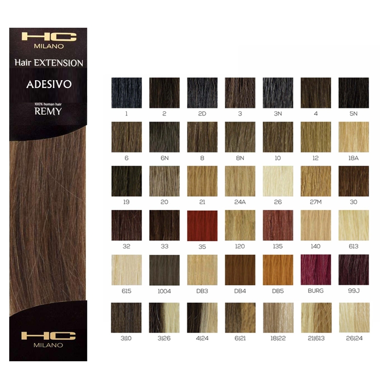 HC MILANO Extension Remy Adesivo Lunghezza 50-55cm