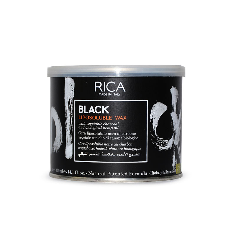 RICA Cera Liposolubile Black Al Carbone Vegetale 400ml