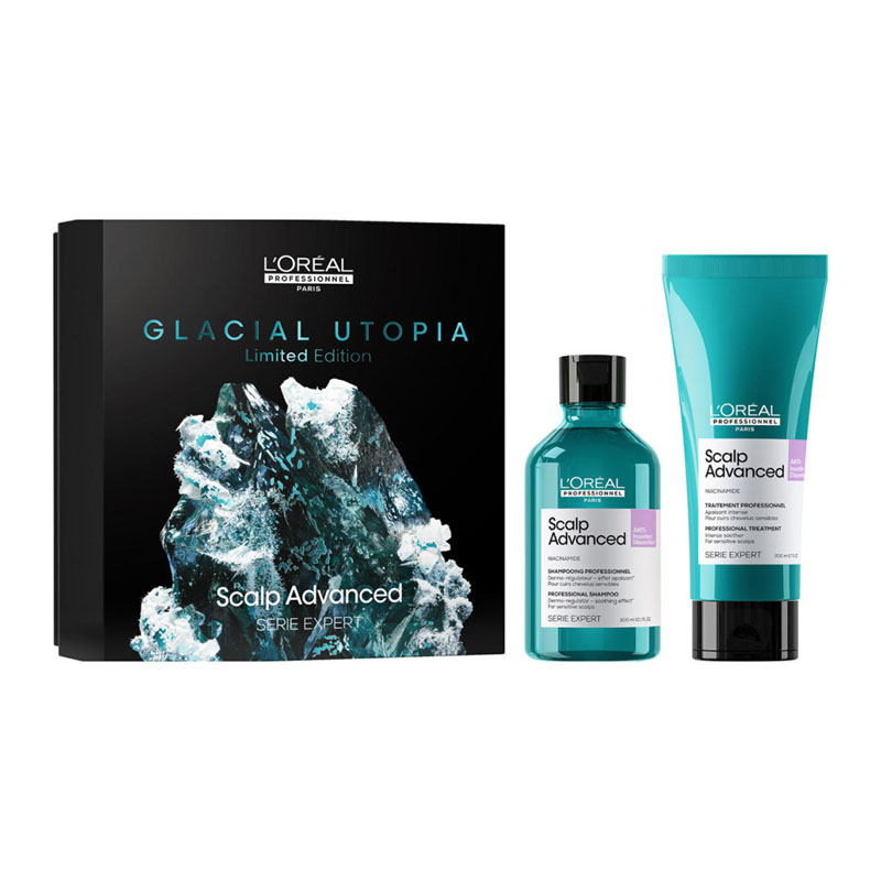 L'OREAL Set Serie Expert Scalp Advanced Cofanetto Regalo Shampoo 300ml + Traitement 200ml
