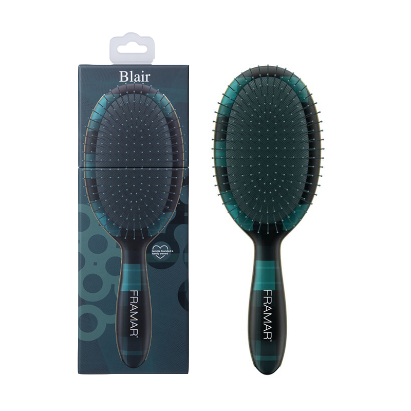FRAMAR Detangle Brush Plaid Hair Day Blair