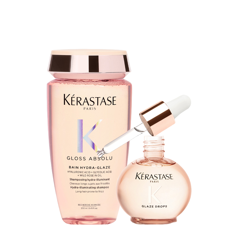 KERASTASE Kit Gloss Absolu Shampoo 250ml + Hair Oil 45mll