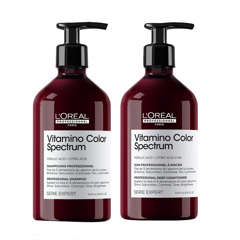L'OREAL Kit Serie Expert Vitamino Color Spectrum Shampoo 500ml + Conditioner 500ml