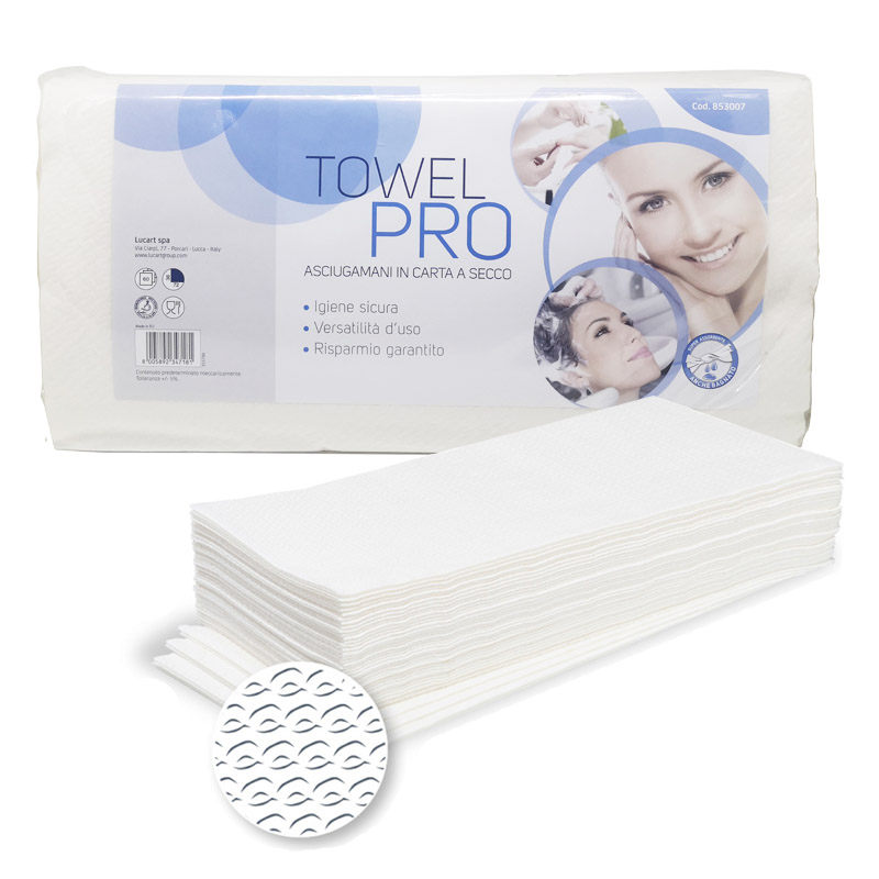 LUCART Towel Pro Asciugamani In Carta A Secco 36x72cm 60pz