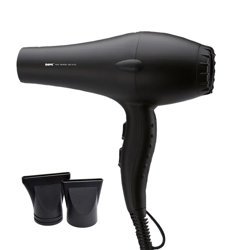 MOVE Air 900 Soft Touch Asciugacapelli Professionale Black
