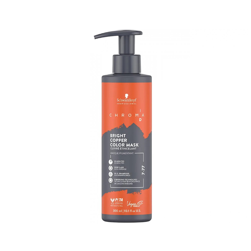 SCHWARZKOPF Chroma ID Bonding Color Mask Bright Copper 7-77 300ml
