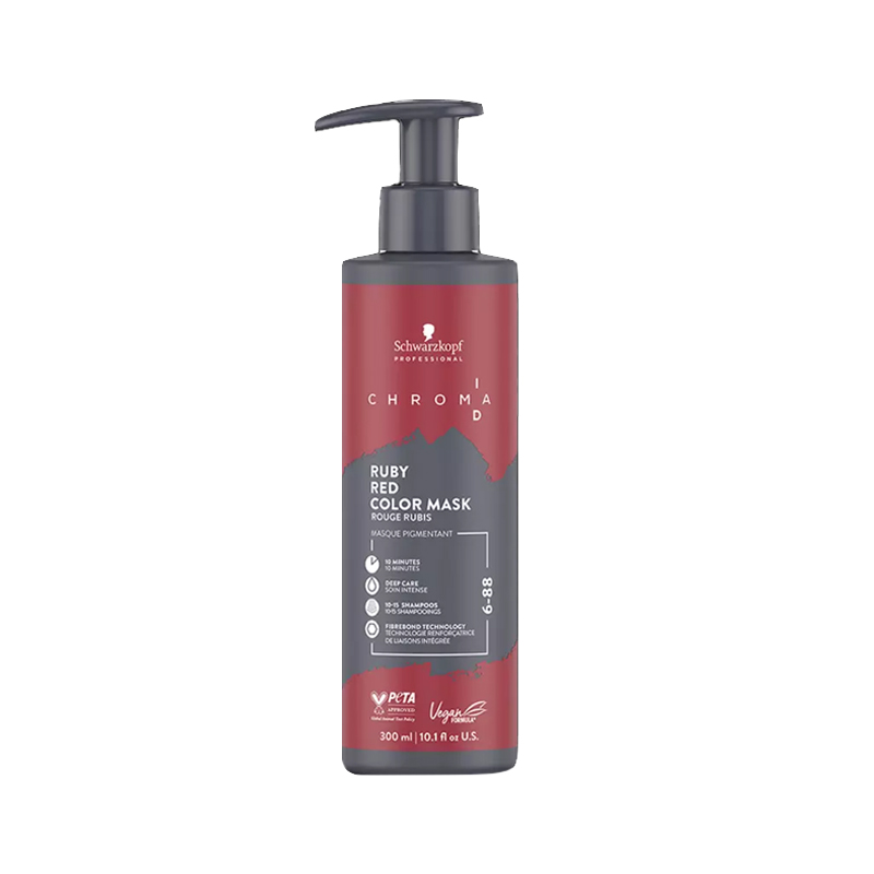 SCHWARZKOPF Chroma ID Bonding Color Mask Ruby Red 6-88 300ml