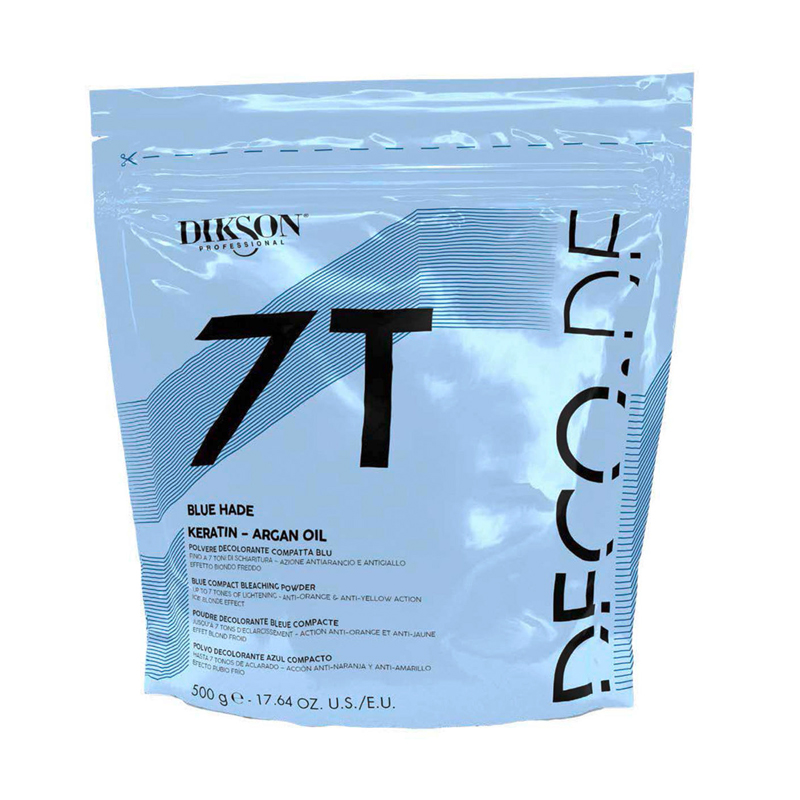 DIKSON Blue Hade 7T Polvere Decolorante Compatta Blu 500g
