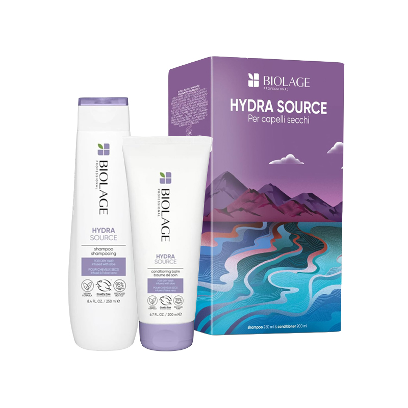 BIOLAGE Kit Hydra Source Shampoo 250ml + Conditioner 200ml