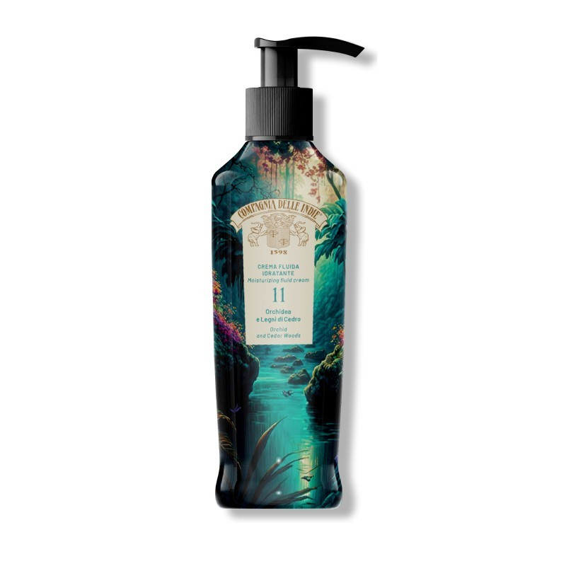 COMPAGNIA DELLE INDIE Crema Fluida Idratante 11 Orchidea E Legni Di Cedro 250ml