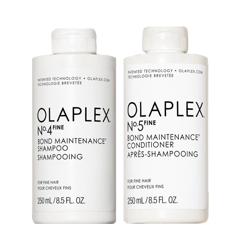 OLAPLEX Kit Bond Maintenance Shampoo N°4 Fine 250ml + Conditioner N°5 Fine 250ml