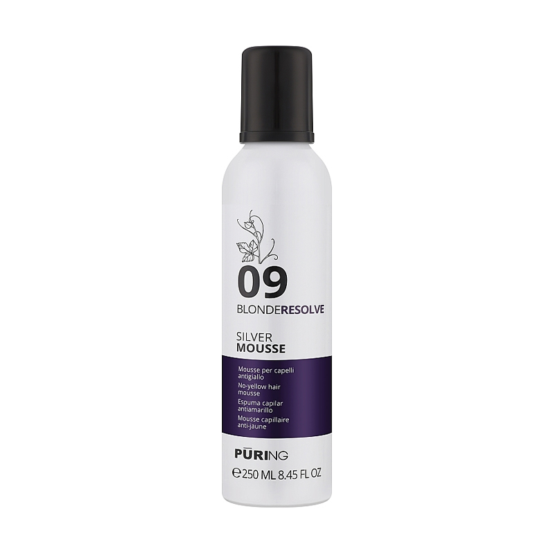 PURING Blonderesolve Silver Mousse 09 250ml