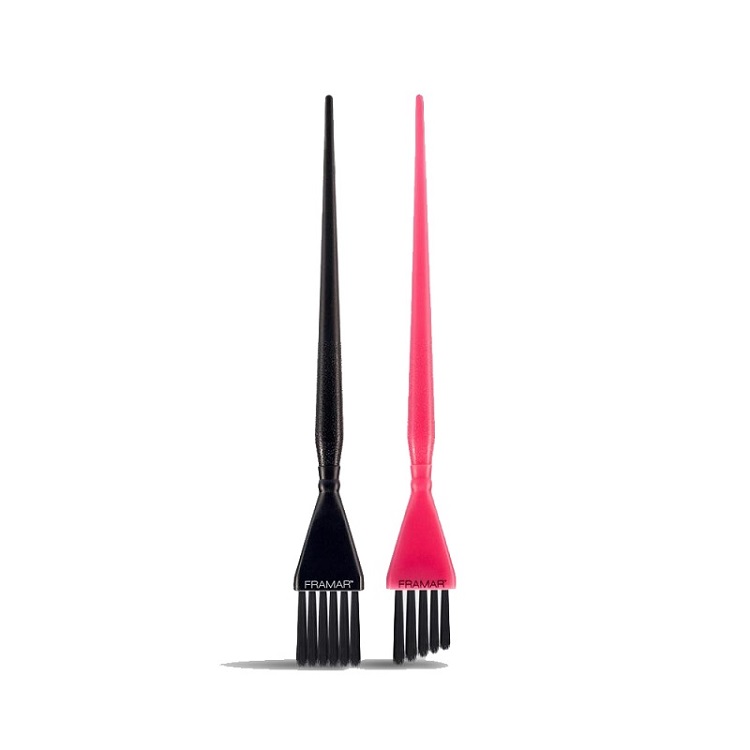 FRAMAR Balayage Set Pennelli Nero/Rosa 2 pz