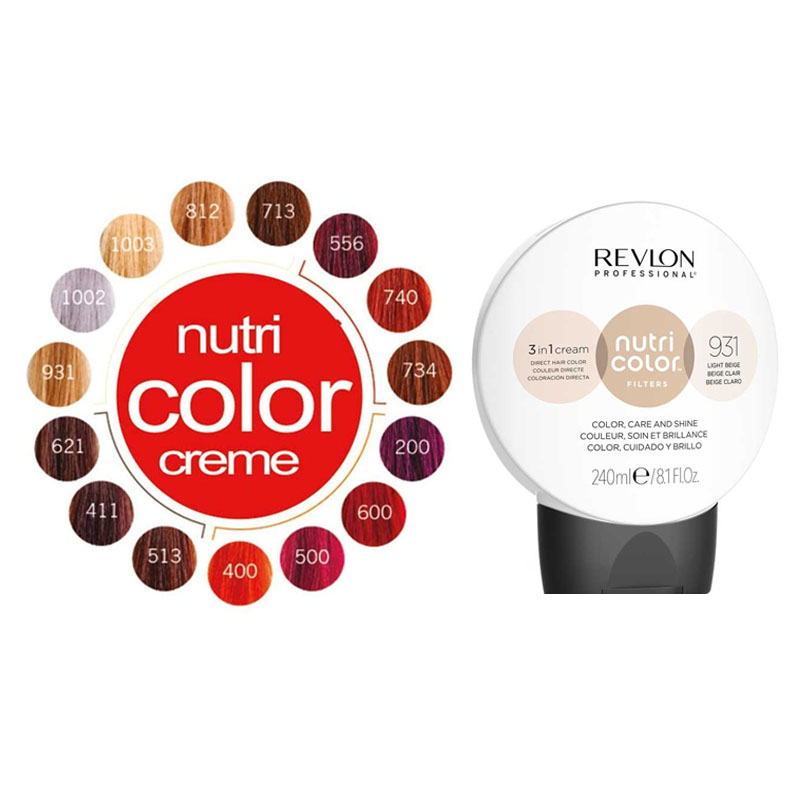 REVLON PROFESSIONAL Nutri Color 3 in 1 Creme 240ml TUTTE LE TONALITA'