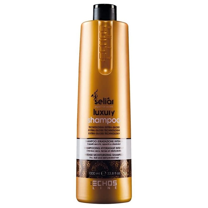 ECHOSLINE Seliàr Luxury Shampoo - Capelli Secchi, Opachi e Disidratati 1000ml