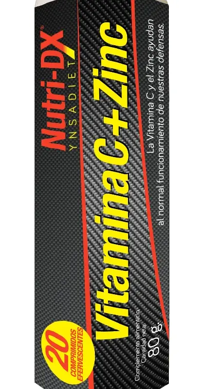 Ynsadiet Vitamina C Zinc 20 Comp Efervescentes