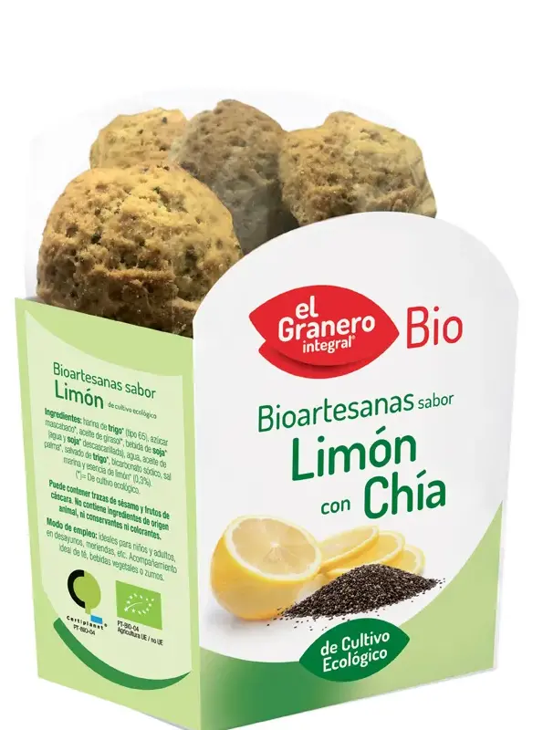 Granero Galletas Artesanas Sabor Limon Con Chia 250g