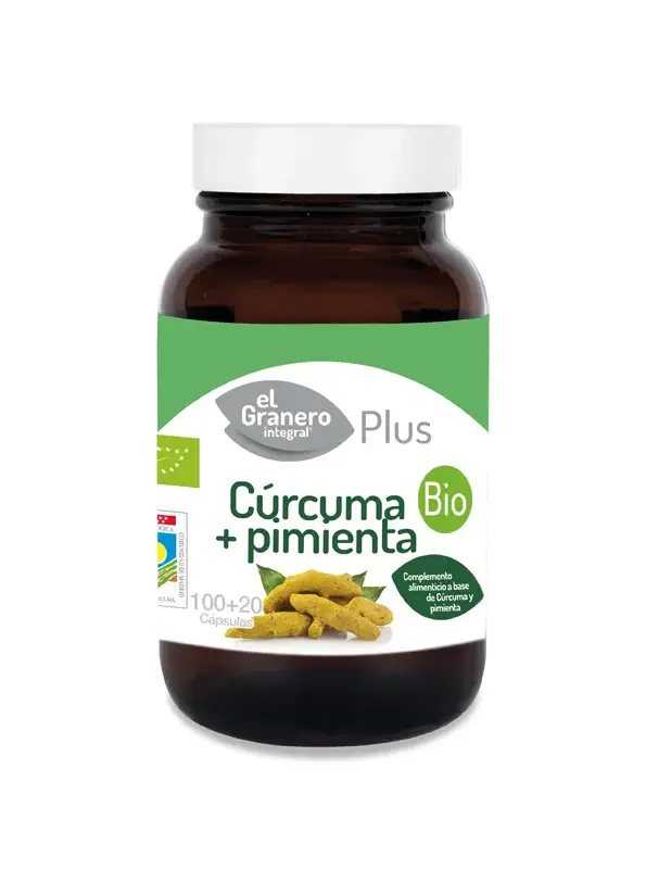 Granero S Curcuma Pimienta Bio 440 Mg 100 20 Caps