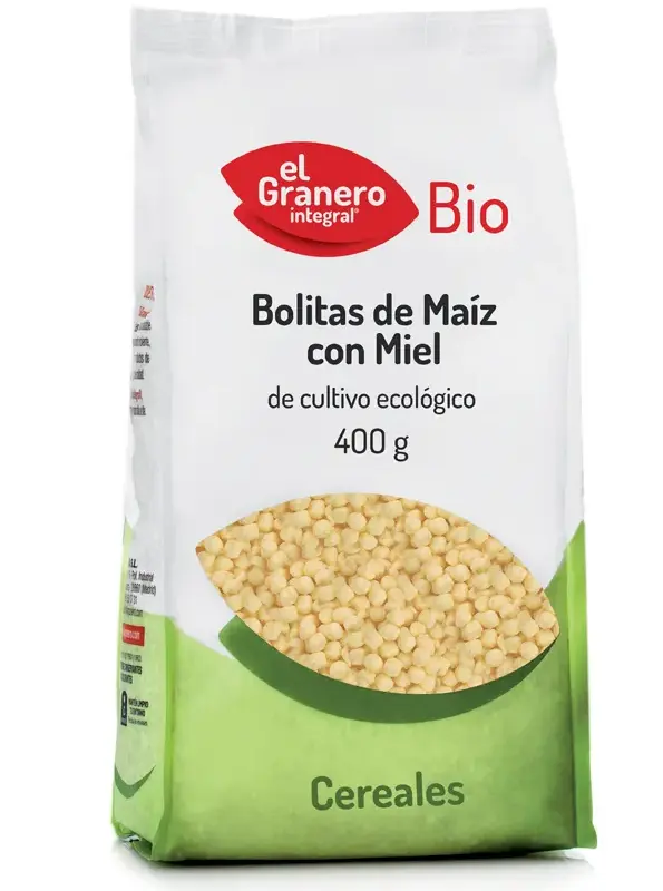 Granero Bolitas De Maiz Con Miel Bio 400g