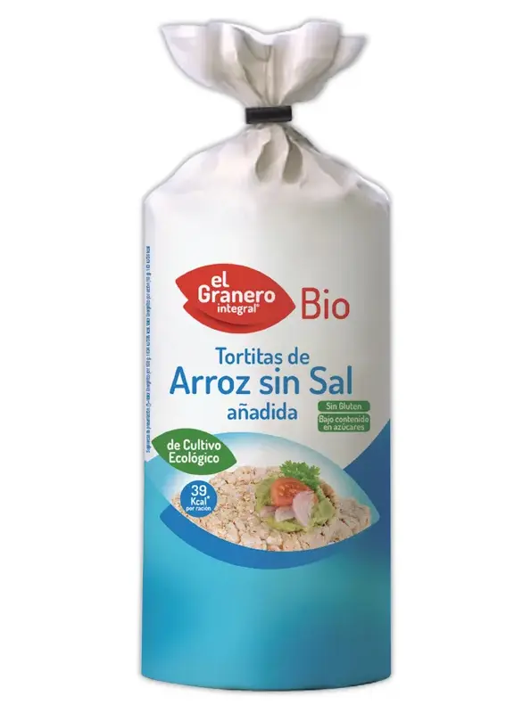 Granero Tortitas De Arroz Sin Sal Bio 115g