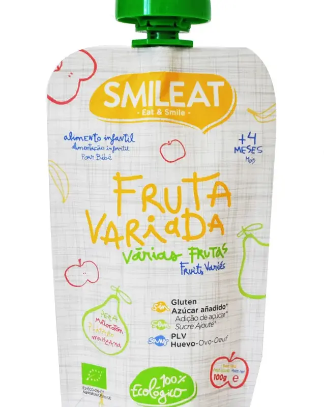 Smileat Pouch Fresa Platano 100g